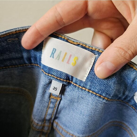 Rails The Larchmont High Rise Skinny Jeans In Tide Pool Size 25 - Picture 7 of 12